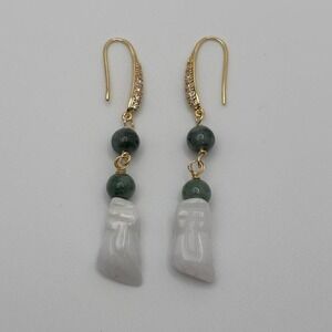 Burma Jade Earrings‎